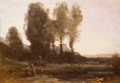 Le Monastère Derrière Les Arbres Plein Air Romantisme Jean Baptiste Camille Corot